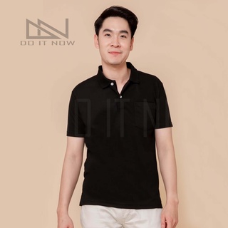 🔥สีดำ🔥 เสื้อโปโล (ชาย) By Doitnow  สินค้าคุณภาพ จากแห่งผลิตโดยตรง!!