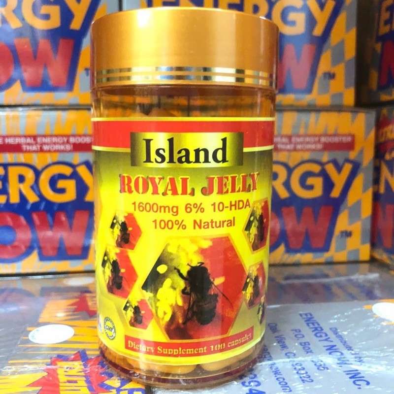 นมผึ้ง-island-royal-jelly-6-1600-mg-100-เม็ด