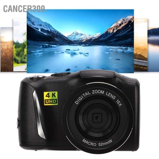 Cancer309 กล้องดิจิทัล Cd‐R3 4K Ultra Hd 48Mp วิดีโอ Vlogging พร้อมหน้าจอ 16X Zoom 3.2 นิ้ว