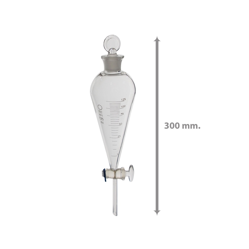 กรวยแยกสารมีสเกล (Separatory Funnel with Graduation) | Shopee Thailand