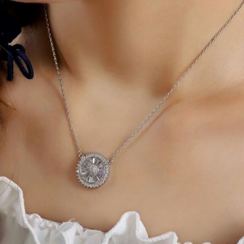 สร้อยคอ-rhodium-plated-พร้อมจี้เพชร-cz-สุดหรู