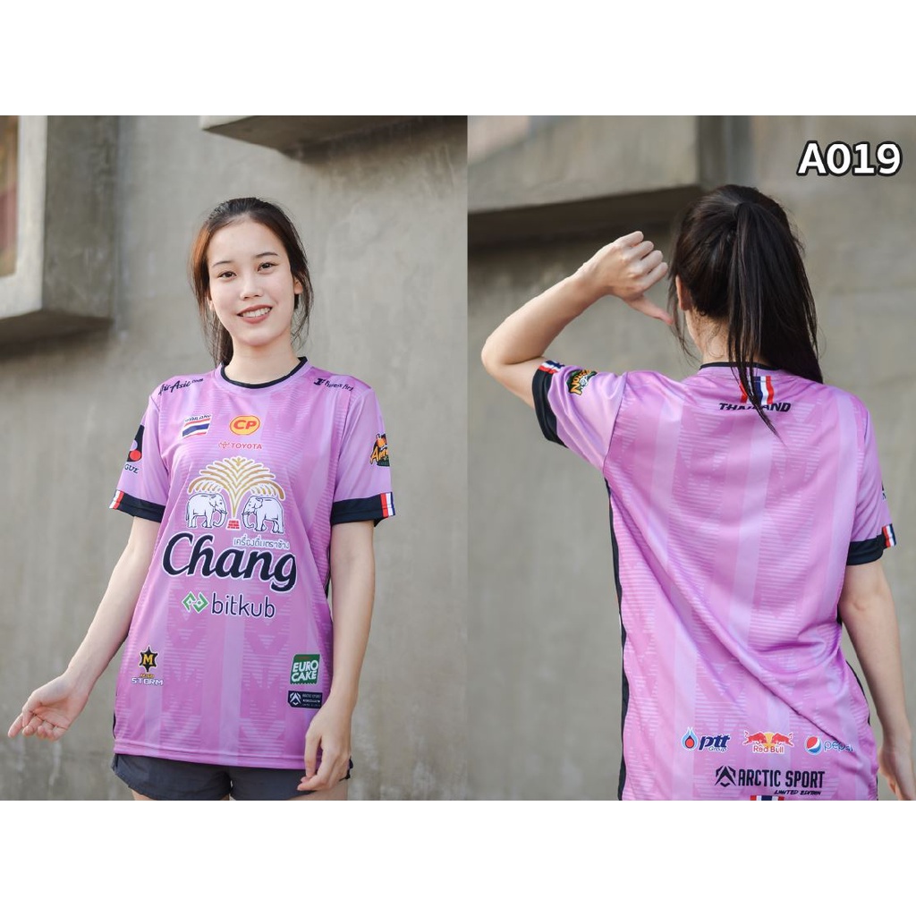 พร้อมส่ง-เสื้อกีฬาแขนสั้น-คอกลม-ลายทีมชาติไทย-chang-jersey-limited-edition-ad748