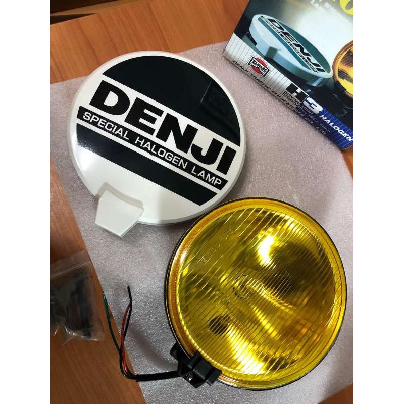 ไฟสปอร์ตไลท์-denji-dj100-24v-เลนส์สีเหลือง-ขนาด-7-sale-ราคาพิเศษ