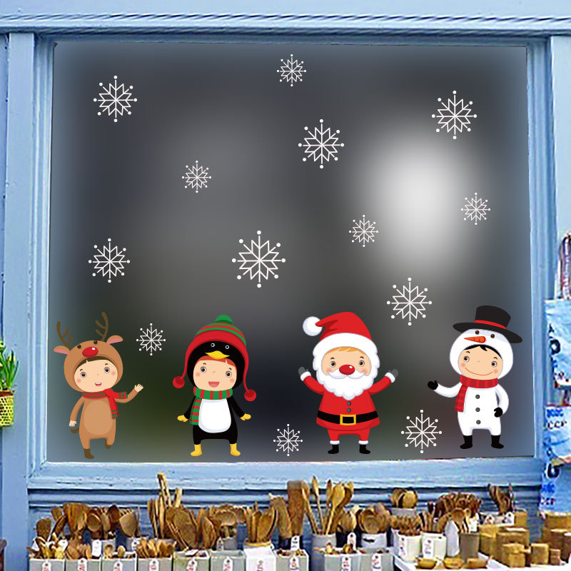 ภาพสินค้าสติกเกอร์ติดผนัง หน้าต่าง ลายซานตาคลอส คริสต์มาส สําหรับตกแต่งบ้าน เทศกาลปีใหม่ 2023 จากร้าน sweetheart01.th บน Shopee ภาพที่ 7