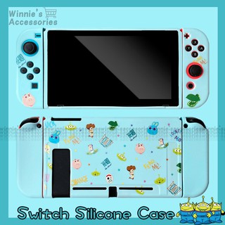 ภาพหน้าปกสินค้าFull Switch ฝาครอบป้องกัน Case เคสซิลิโคน Disney Cartoon Cover สำหรับ Nintendo Switch NS สำหรับ Joy-Con Soft Gel Shock-Proof Toy Story Case Cover Glass Protector Film ซึ่งคุณอาจชอบสินค้านี้