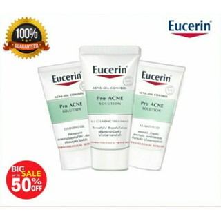 Eucerin Pro Acne Solution A.I MATT FLUID Cleansing Gel A.I Clearing ยูเซอริน แต้มสิว เจลล้างหน้า ครีมกำจัดสิว ลดรอยสิว