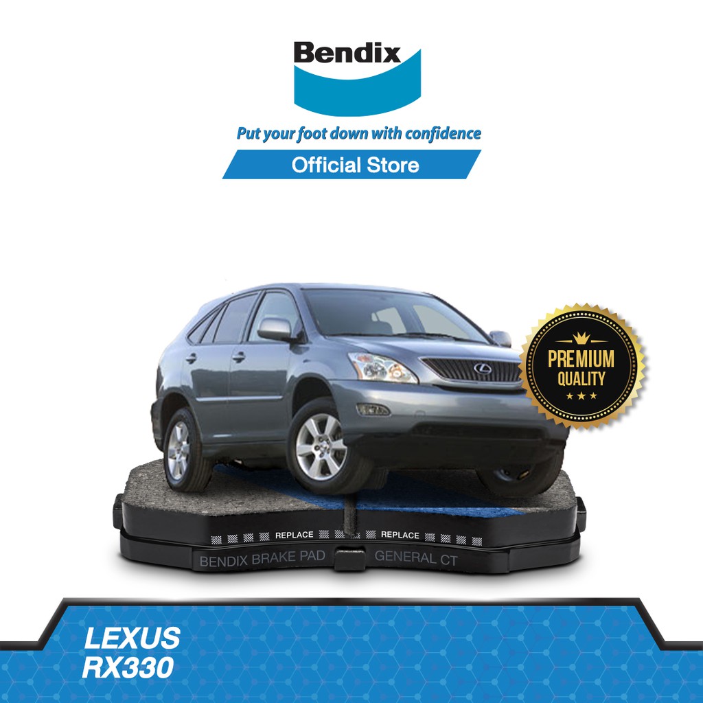 bendix-ผ้าเบรค-lexus-rx330-ปี-2005-08-ดิสเบรคหน้า-ดิสเบรคหลัง-db1517-db1518