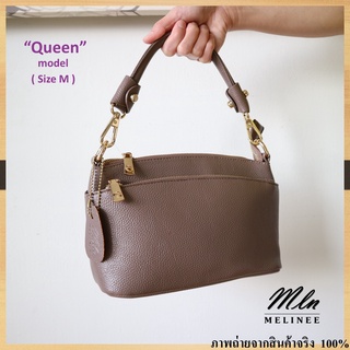 ภาพหน้าปกสินค้า(เงินคืน15% 15CCBAUGW5) MLN bags กระเป๋าถือผู้หญิง กระเป๋าถือสามซิป รุ่น Queen (ไซส์M) ขนาด 24*10*12 cm ที่เกี่ยวข้อง