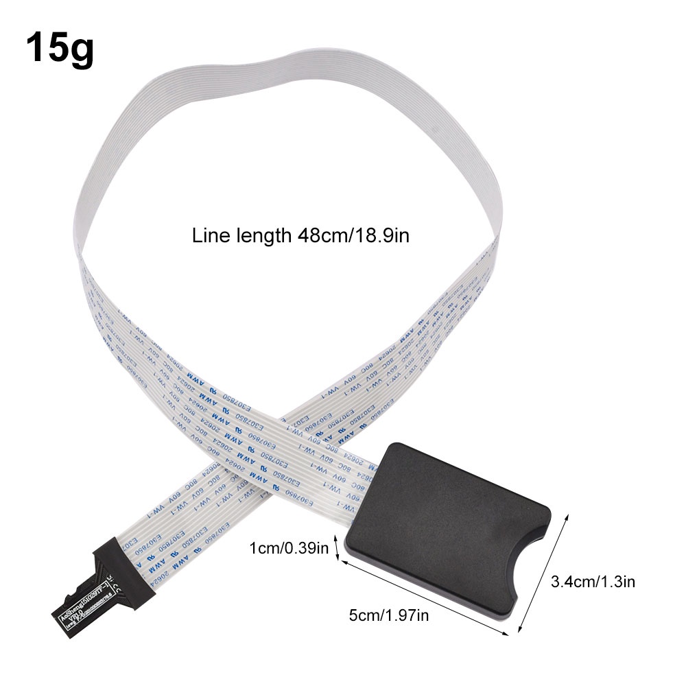 diymore-48-ซม-dc5v-tf-เป็น-sd-สายเคเบิลต่อขยาย-รองรับ-microsd-sd-tf-sdhc-การ์ดหน่วยความจํา-ต่อขยาย-สายเคเบิลอ่าน