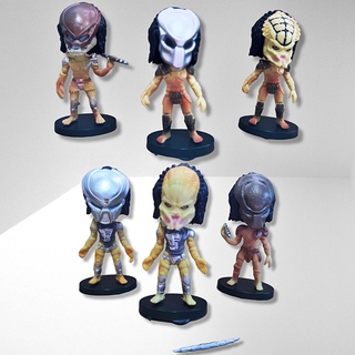 ส่งเร็ว พร้อมส่งจากกทม. โมเดล The Predator - พรีเดเตอร์ หุ่นเอเลี่ยน ขนาดความสูง 9 cm. ชุด 3 ตัว มี 2 ชุดให้เลือก