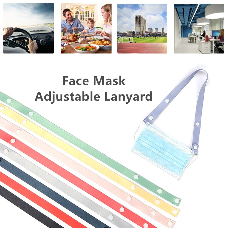 ภาพหน้าปกสินค้าสายคล้องหน้ากาก Face Mask Lanyard Mask Hanging Rope สายเชือกคล้องคอแบบปรับได้สําหรับเด็ก For Kids Adult Yotime จากร้าน youngtime1.th บน Shopee