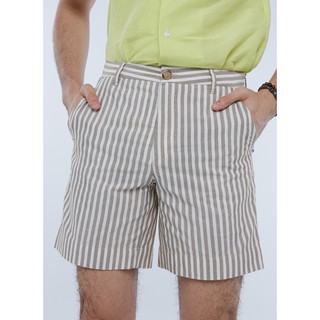 Light brown striped shorts