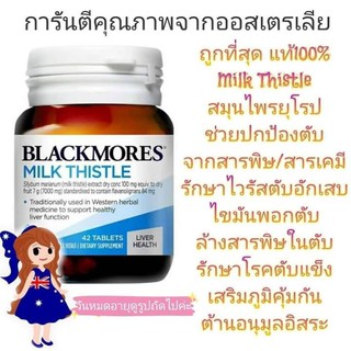 สินค้า Exp.5/26 Blackmores Milk Thistle Liver Detox ดีท็อกซ์ตับ ล้างพิษตับ บำรุงตับ แบล็คมอร์ detoxตับ blackmore liver detox