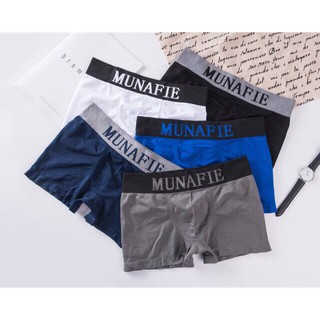 สินค้าพร้อมส่งจากไทย💥Angle Bra 💥 (N076) Boxer munafie บ็อกเซอร์ชาย มูนาฟี เนื้อผ้านิ่มบางเบา