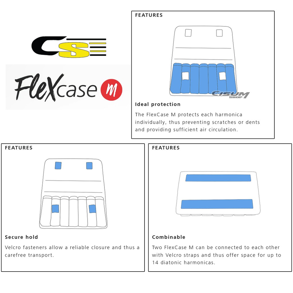 hohner-flexcase-เคสเก็บรักษาฮาร์โมนิก้า-ไซส์-m-l-xl