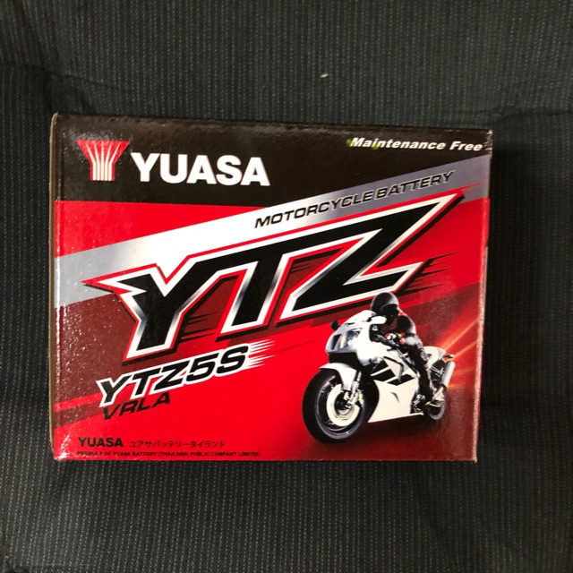 แบตเตอรี่-yuasa-ytz5s-ใช้สำหรับรถมอเตอร์ไซด์