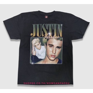 เสื้อยืดคอกลม△เสื้อ justin bieber justin bieber t- shirts unisex ,📍ป้าย Rock Yeah 📍S-4XL