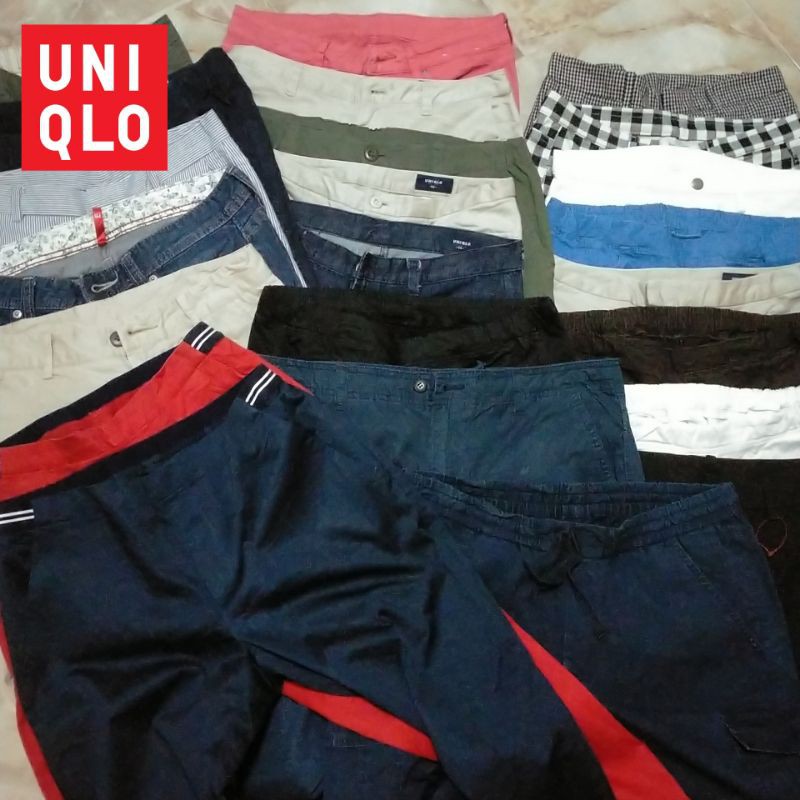 uniqlo-กางเกงแบรนด์แท้มือสอง-ราคาน่ารัก-ขายตามสภาพ-งานจริงสีดำไม่เฟด-งานสีจะไม่แป๊ดเกินไป-งานจริงสวยค่ะ