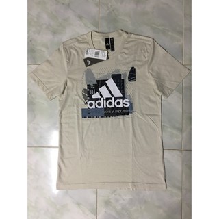 เสื้อadidas M คอกลม ของแท้ มือ1 Men สีผ้าดิบ