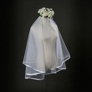 Deartiara Bride veils 1.5 M สีขาวสำหรับงานแต่งงาน