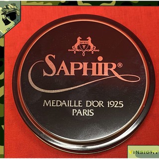 สินค้า [Saphir][ดำ] -Medaille D’or 1925 Paris- [Vinsight] ตลับขี้ผึ้งขัดรองเท้าหนังจากฝรั่งเศส