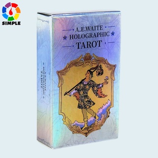 สินค้า A.E. Waite Holographic Tarot 78 Card Game
