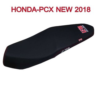 สินค้า เบาะแต่ง เบาะปาด เบาะรถมอเตอร์ไซด์สำหรับ HONDA-PCX NEW2018-2020 หนังด้าน ด้ายแดง งานสุดเทพ งานเสก