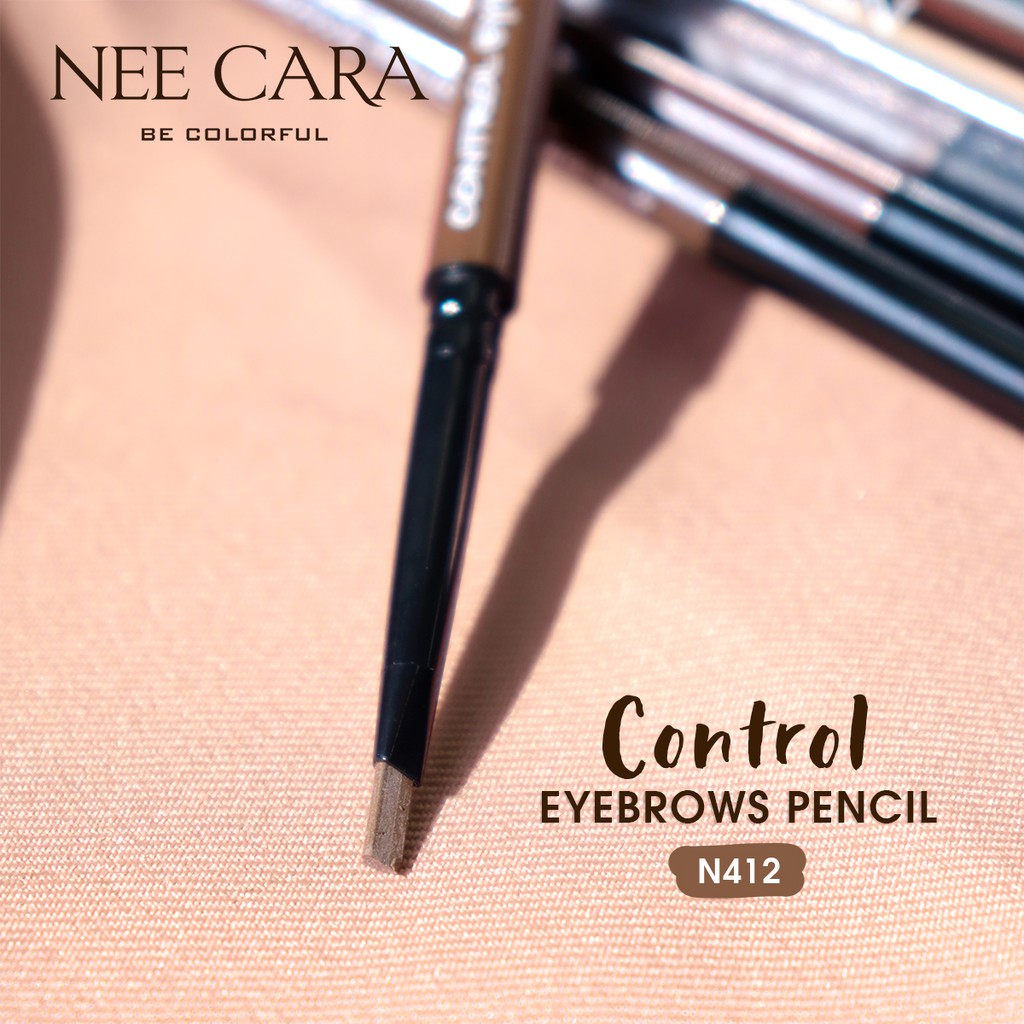 nee-cara-control-eyebrows-slim-pencil-นีคาร่า-ดินสอเขียนคิ้ว-สลิม-n412