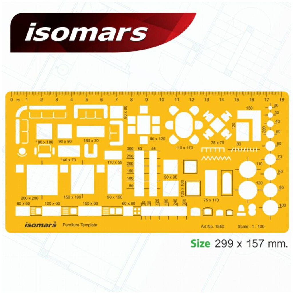 ISOMARS แผ่นเพลทดรออิ้ง แผ่นเพลทเฟอร์นิเจอร์ | Shopee Thailand