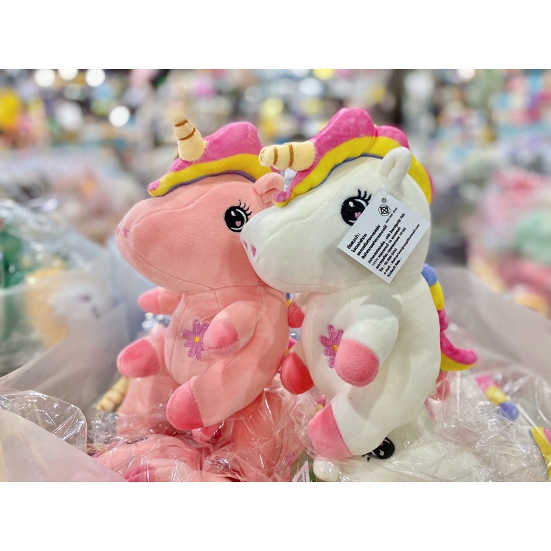 ภาพสินค้าตุ๊กตานุ่มนิ่ม ตุ๊กตายูนิคอร์น จากร้าน mystufftoys บน Shopee ภาพที่ 2