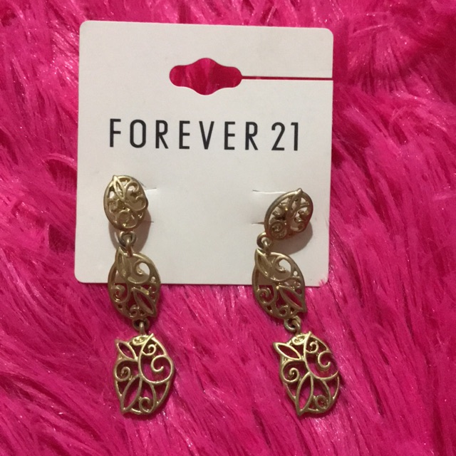 ส่งฟรี-ต่างหูแนวเรโทร-forever-21