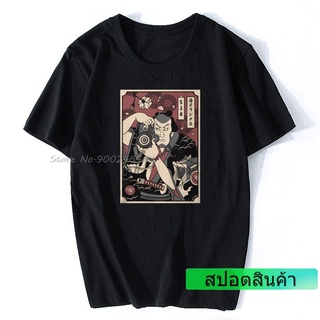 เสื้อยืดลําลอง ผ้าฝ้าย 100% แขนสั้น พิมพ์ลายกราฟฟิค Pographer Samurai ใส่สบาย 2022