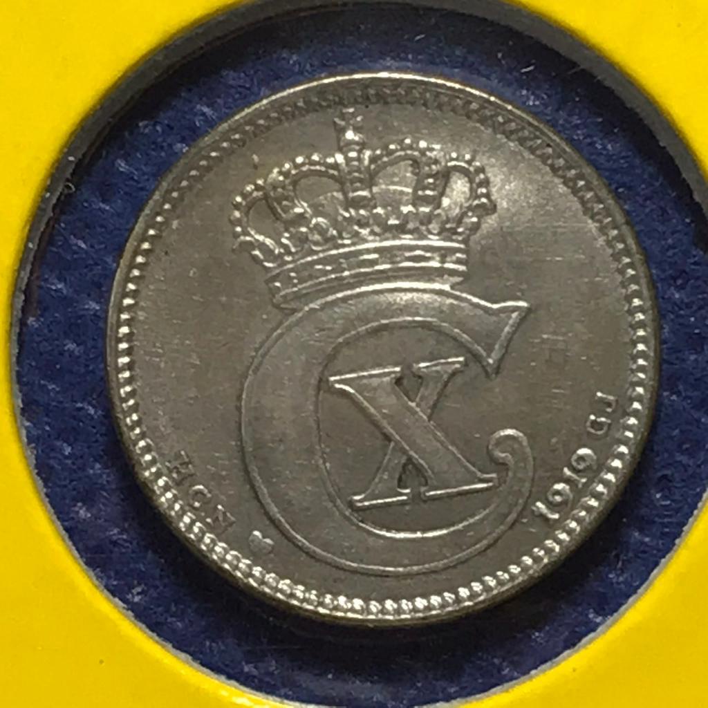 no-60019-เหรียญเงิน-ปี1919-denmark-เดนมาร์ก-25-ore-เหรียญสะสม-เหรียญต่างประเทศ-เหรียญเก่า-หายาก-ราคาถูก