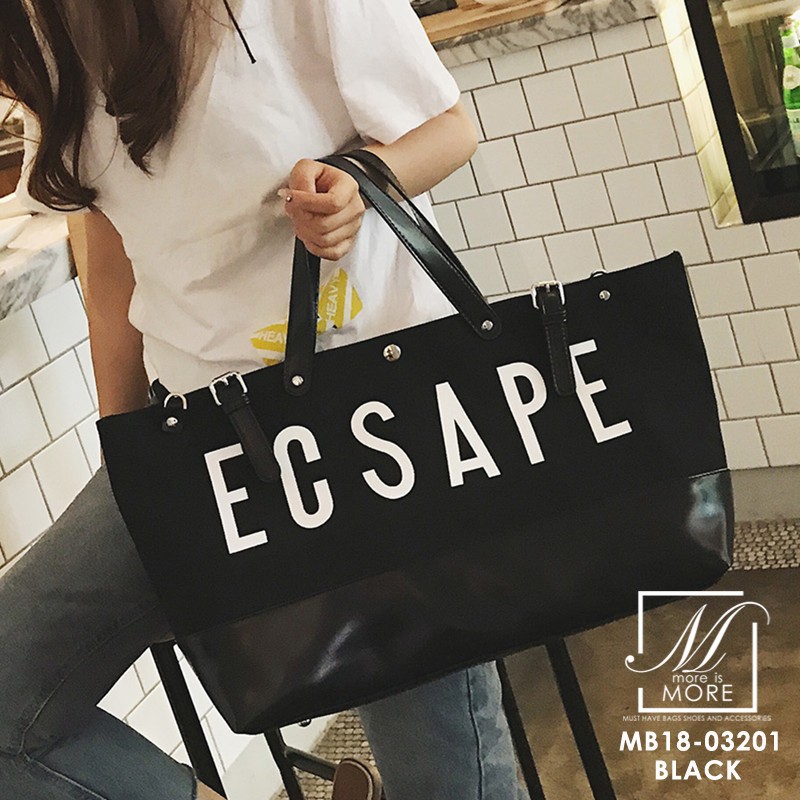 กระเป๋าแฟชั่นผ้า-canvas-งานนำเข้าดีไซน์เท่ห์