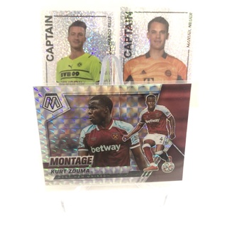 การ์ด 2021-22 Panini Mosaic Premier League Soccer Cards Montage