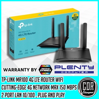 ภาพหน้าปกสินค้าTP-LINK Router 4G LTE 300Mbps รุ่นMR100 V2.0 (เร้าเตอร์ใส่ซิมรองรับทุกค่าย+NT) [รับประกัน synnex ทั่วไทย 3 ปีเต็ม] ที่เกี่ยวข้อง