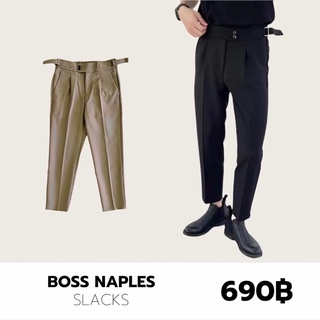 ภาพหน้าปกสินค้าTHEBOY-BOSS NAPLES กางเกงสแล็คทรงกระบอกเล็ก ที่เกี่ยวข้อง