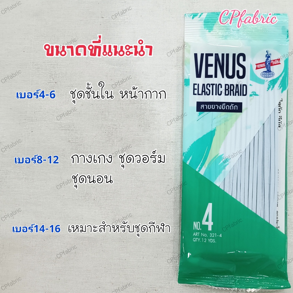 1พับ-ยางยืด-venus-วีนัส-คุณภาพสูง