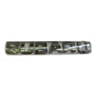 SUBARU อักษร สติ๊กเกอร์ 3M badge logo silver chrome สีเงิน โครมียม พลาสติก ABS