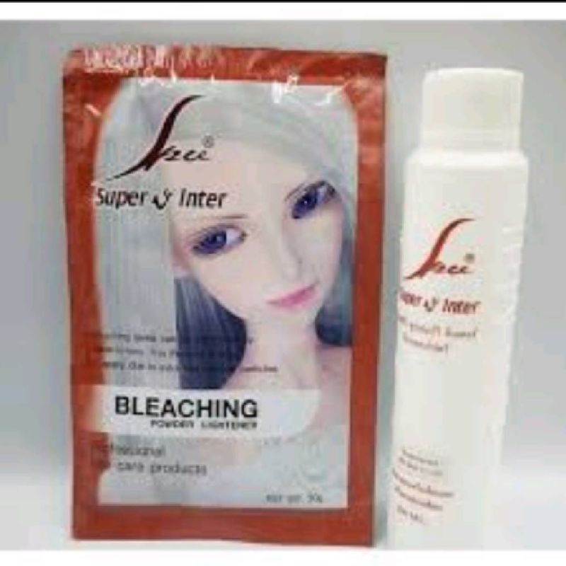 ผงฟอก สีผม ซุปเปอร์ วี SPV SUPER V INTER BLEACHING POWDER LIGHTEN #ผง ...