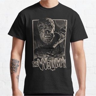 เสื้อยืดลําลอง ผ้าฝ้าย 100% แขนสั้น คอกลม พิมพ์ลาย lelaki baju lengan pendek pakian แฟชั่นฤดูร้อน สําหรับผู้ชาย The Wolf