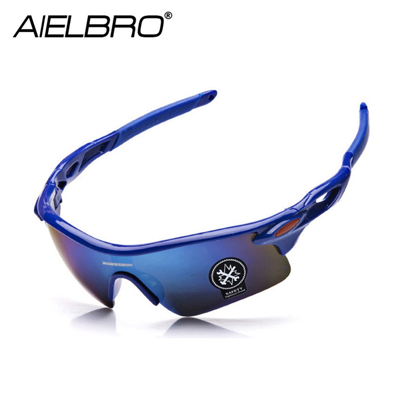 ภาพหน้าปกสินค้าแว่นตากันแดด เลนส์โพลาไรซ์ UV400 ป้องกันลม สําหรับขี่จักรยานกลางแจ้ง