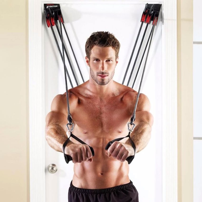 Weider X Factor Door Gym เครื่องออกกำลังกาย ติดตั้งประตูที่บ้าน แถมฟรี