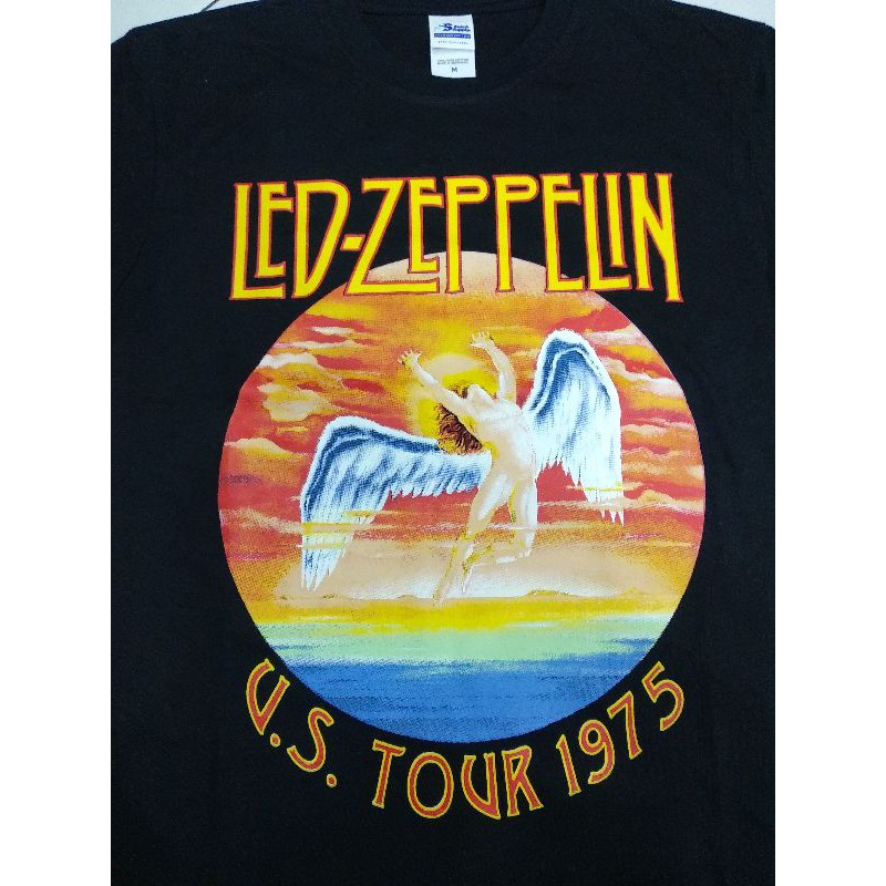 s-5xl-zeppelin-เสื้อยืด-led-us-tour-1975-premium-tshirt-led-zeppelin-2-vintage-เสื้อยืดผู้ชาย-ผู้หญิง-เสื้อวงดนตร