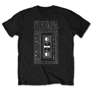 【🔥🔥】ราคาต่ำสุด!!Nirvana เสื้อยืด คอกลม แขนสั้น ผ้าฝ้าย พิมพ์ลาย World TourS-3XL