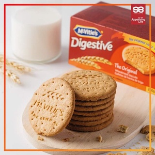 Mcvities biscuit บิสกิตข้าวสาลี แมคไวตี้ส์ มี 2 รส (Light Biscuit/Original Biscuit) 250 กรัม