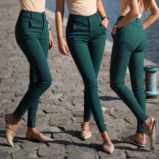 AB Skinny สีเขียวเข้ม กางเกงสกินนี่ยีนส์ ของแท้ จากเพจดัง 300,000 Like กางเกง AB สกินนี่ยีนส์ ผู้หญิง