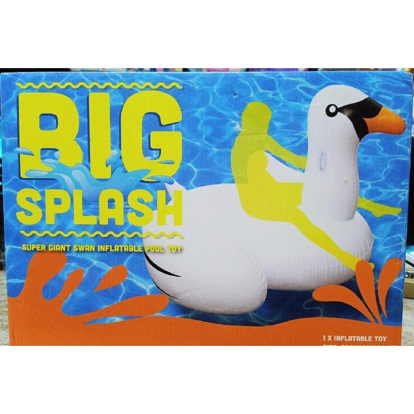 Big Splash Inflatable Float Toy Super Giant Swan แพยาง หงส์ 2 ม. ...