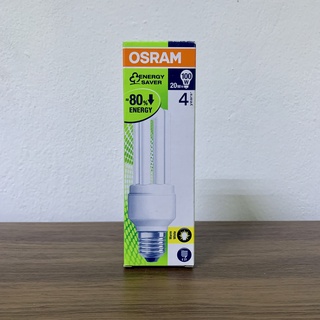 OSRAM หลอดตะเกียบ หลอดประหยัดไฟ 20W ขั้วE27 / หลอดคอมแฟคฟลูออเรสเซนต์ DULUXSTAR 827 Warm White แสงเหลือง