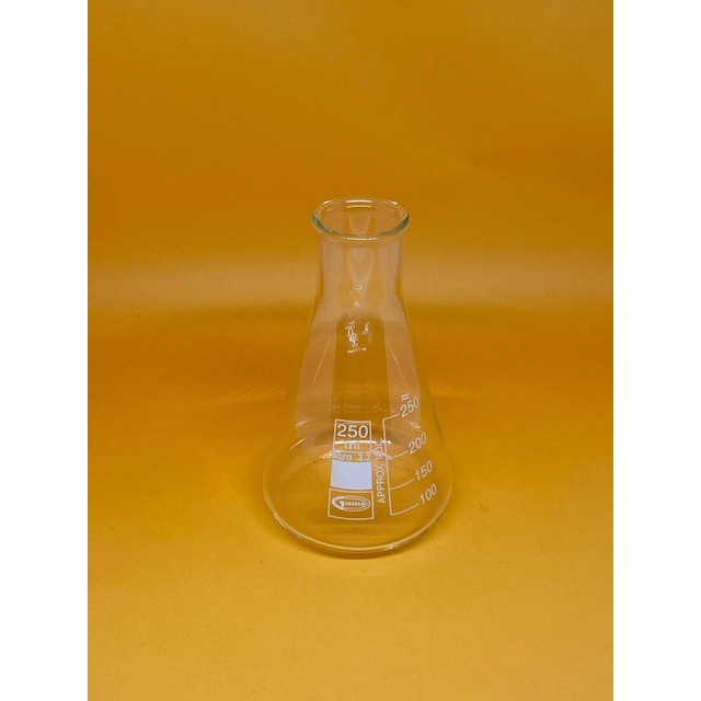 ขวดรูปชมพู่-ใส่เครื่องดื่ม-ตั้งโชว์-erlenmeyer-flask-แก้ว-ขนาด-50มล-100มล-250มล